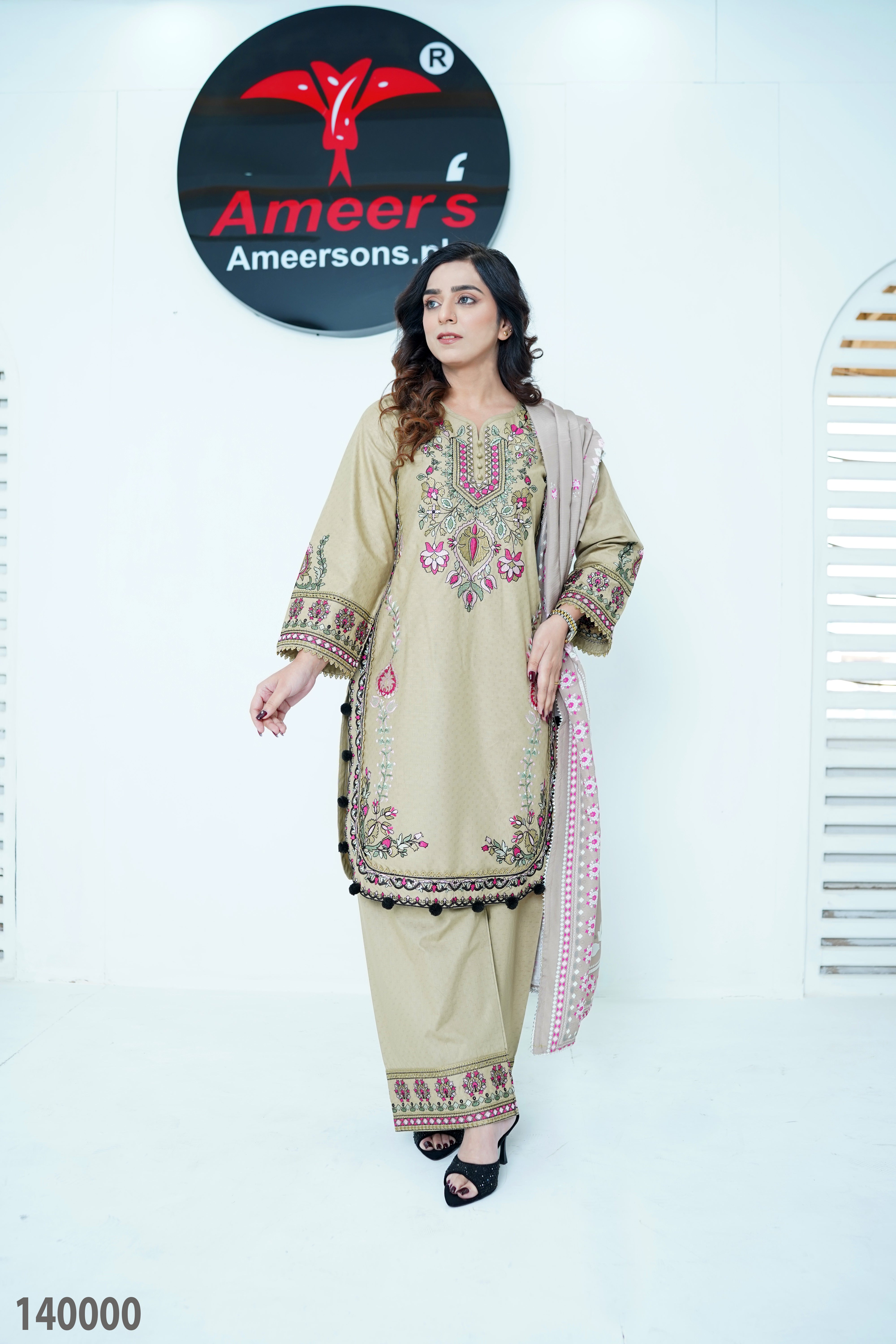 Khaddar Suit collection 2025 & stitched Khaddar Sale Online by Ameersons