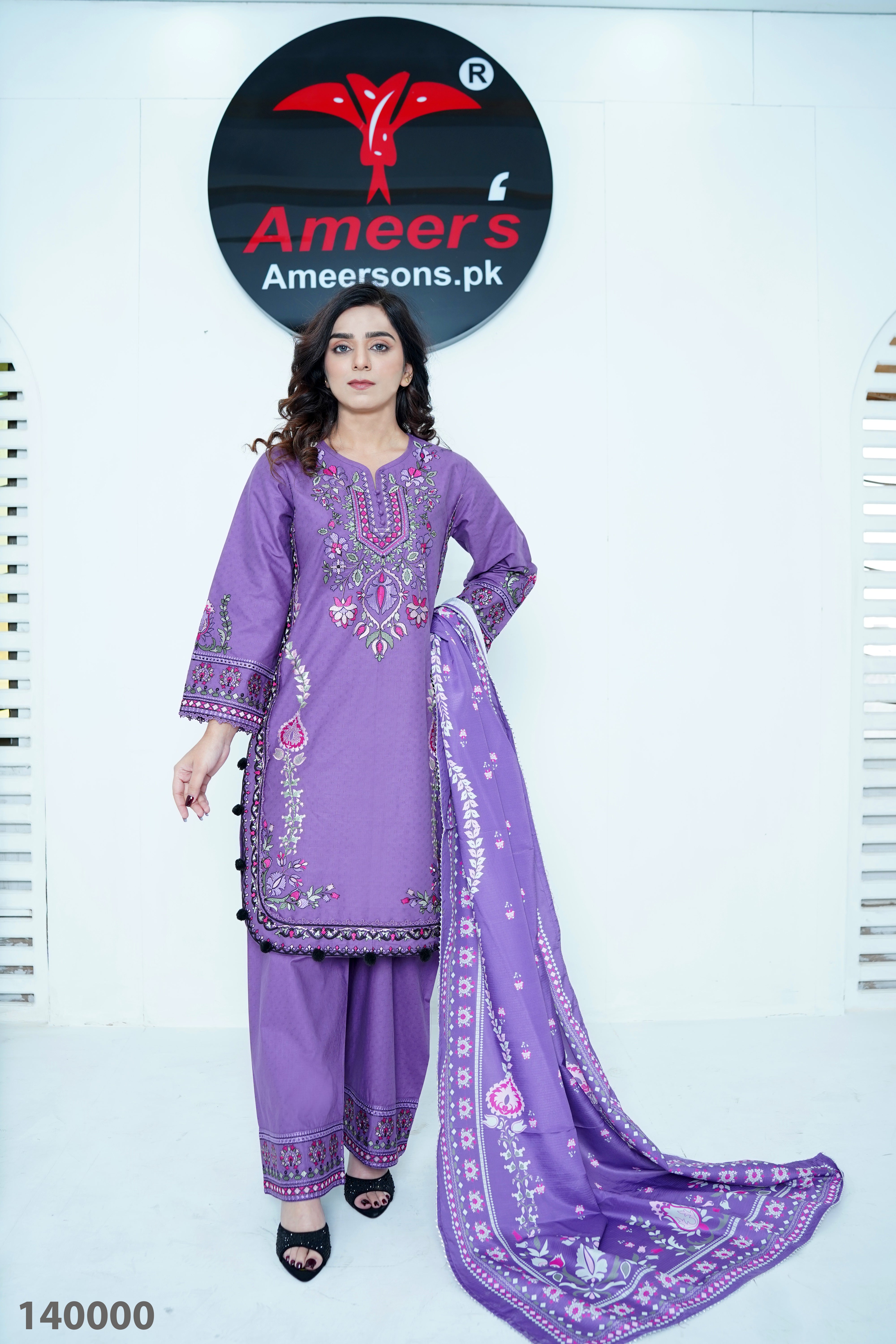 Khaddar Suit collection 2025 & stitched Khaddar Sale Online by Ameersons