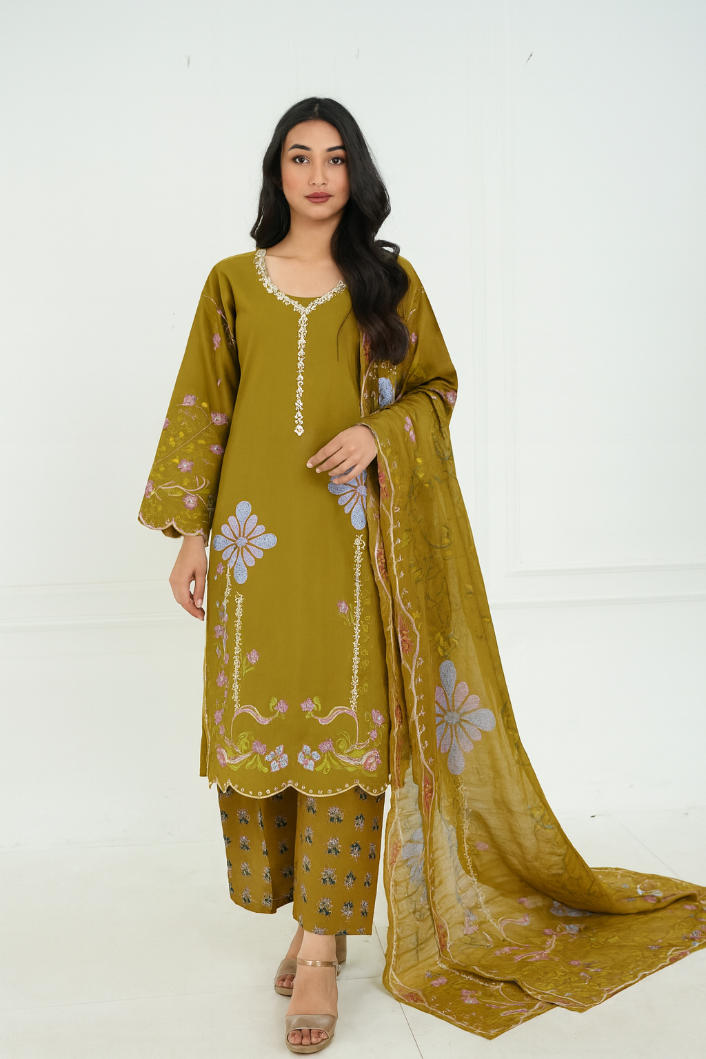 New Ladies Khaddar Collection By Ameer Sons