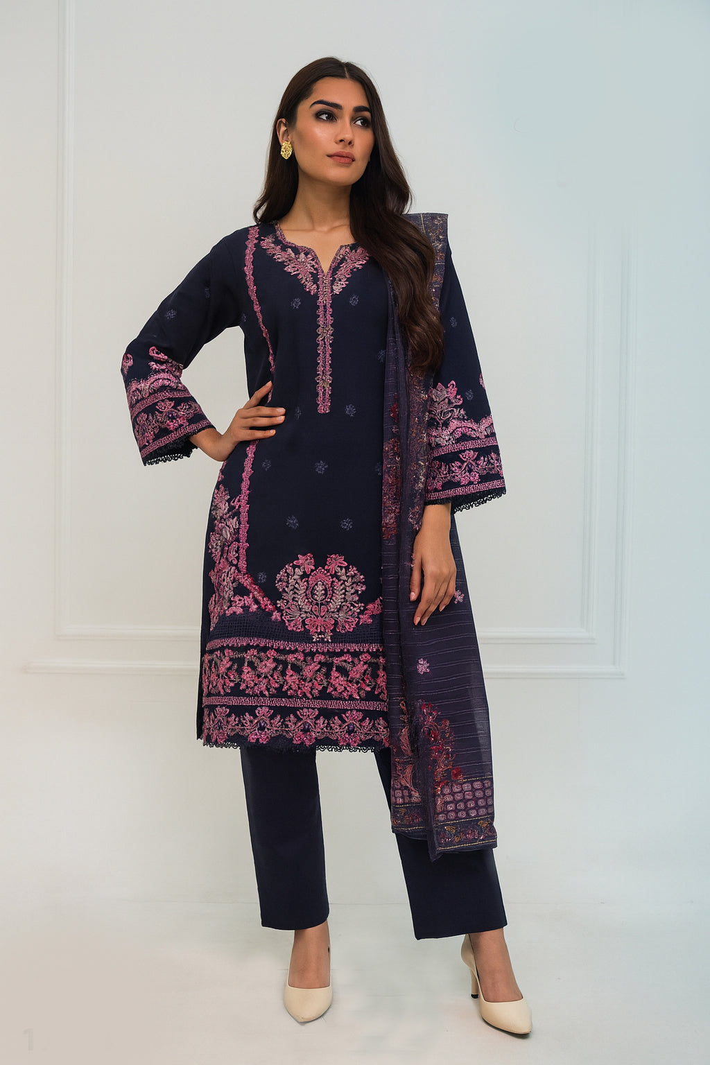 New Shirt Khaddar three piece collection