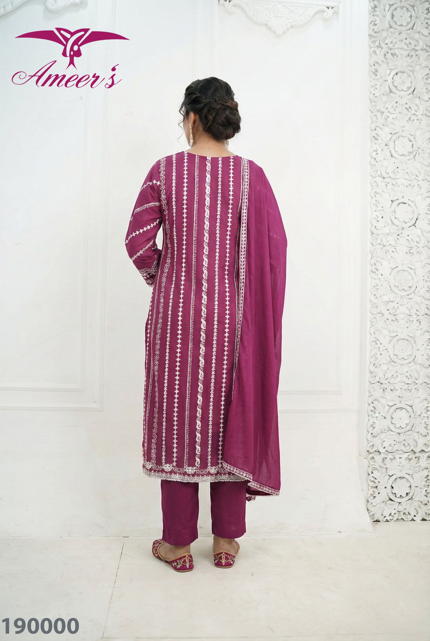 Khaddar Emb suit 2026 - Ready-to-Wear Collection | By Ameer Sons