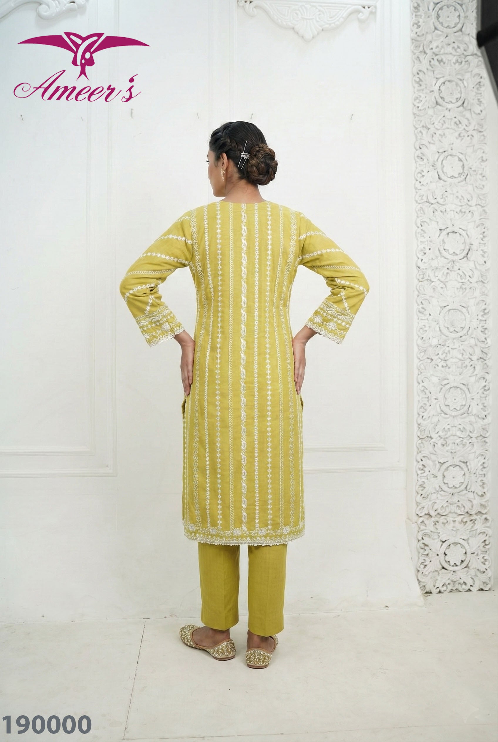 Khaddar Emb suit 2026 - Ready-to-Wear Collection | By Ameer Sons