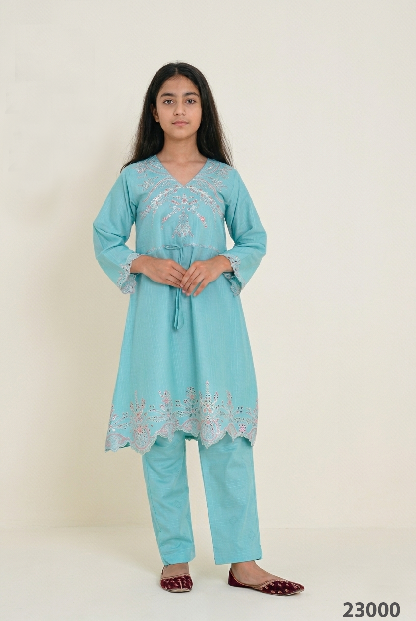 Kids' Summer 2026 Collection Featuring Festive Embroidered Shirts