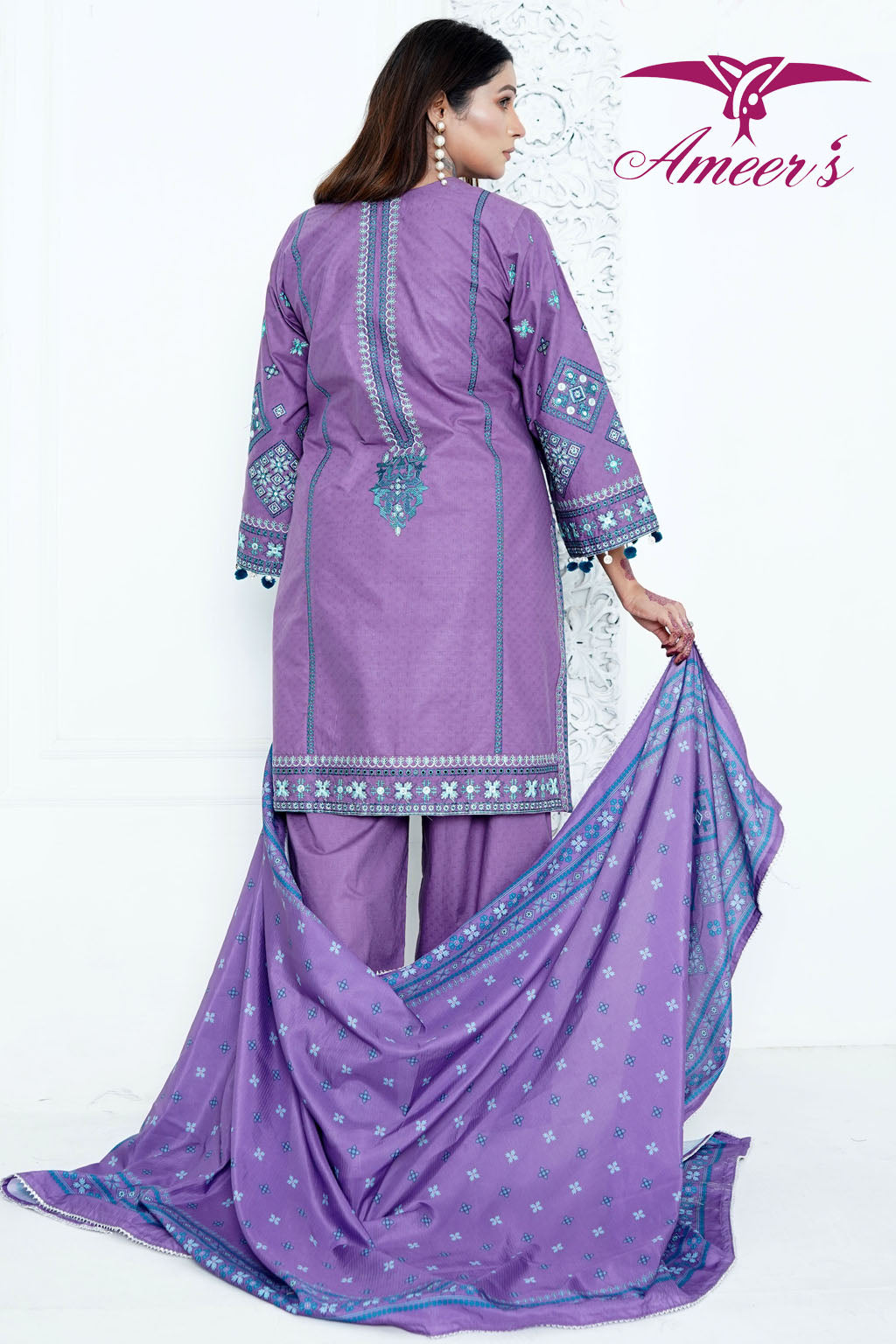 Winter Collection 2025 | stitched Khaddar Suits for Women By Ameersons