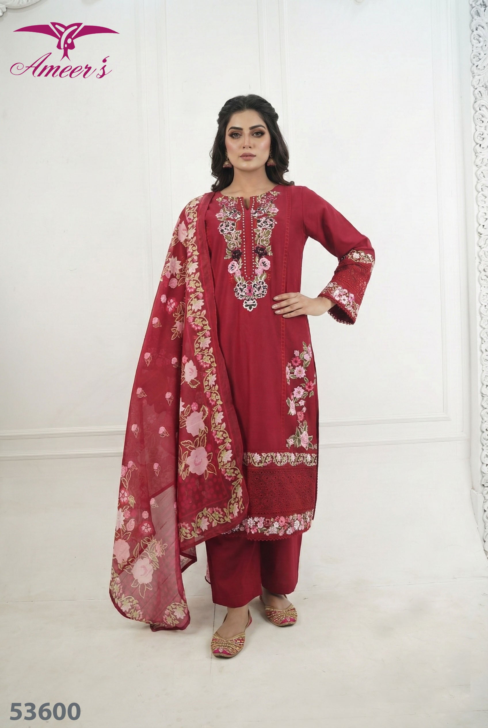 Stitched Khaddar 3 Piece Fabrics - Winter Collection 2026