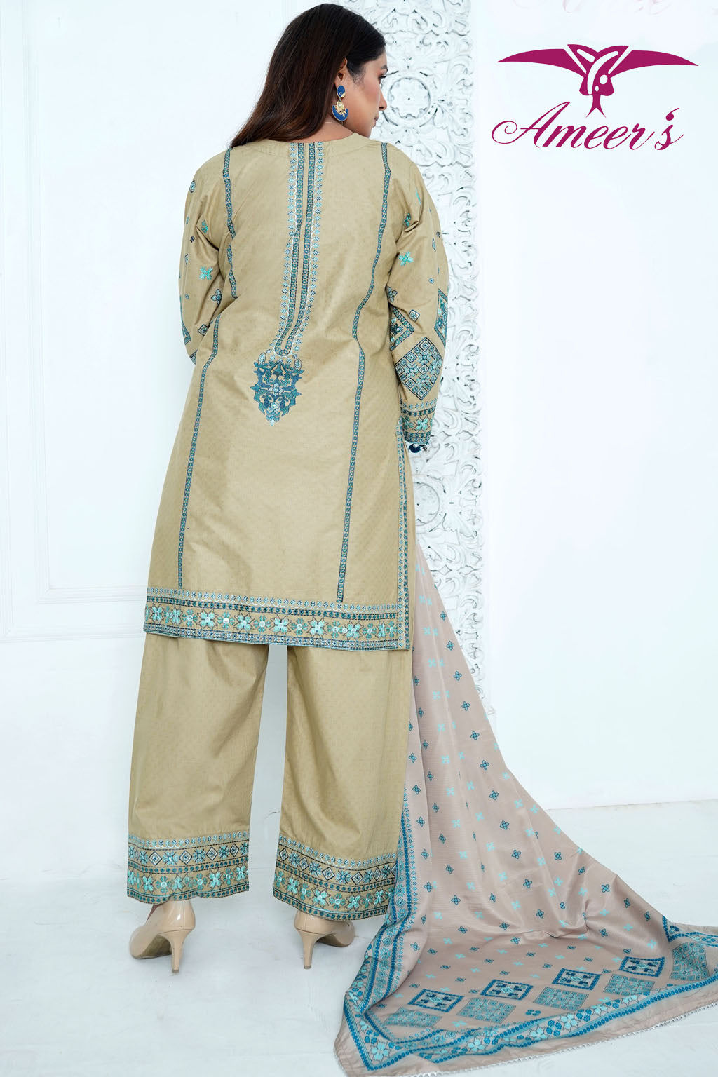 Winter Collection 2025 | stitched Khaddar Suits for Women By Ameersons