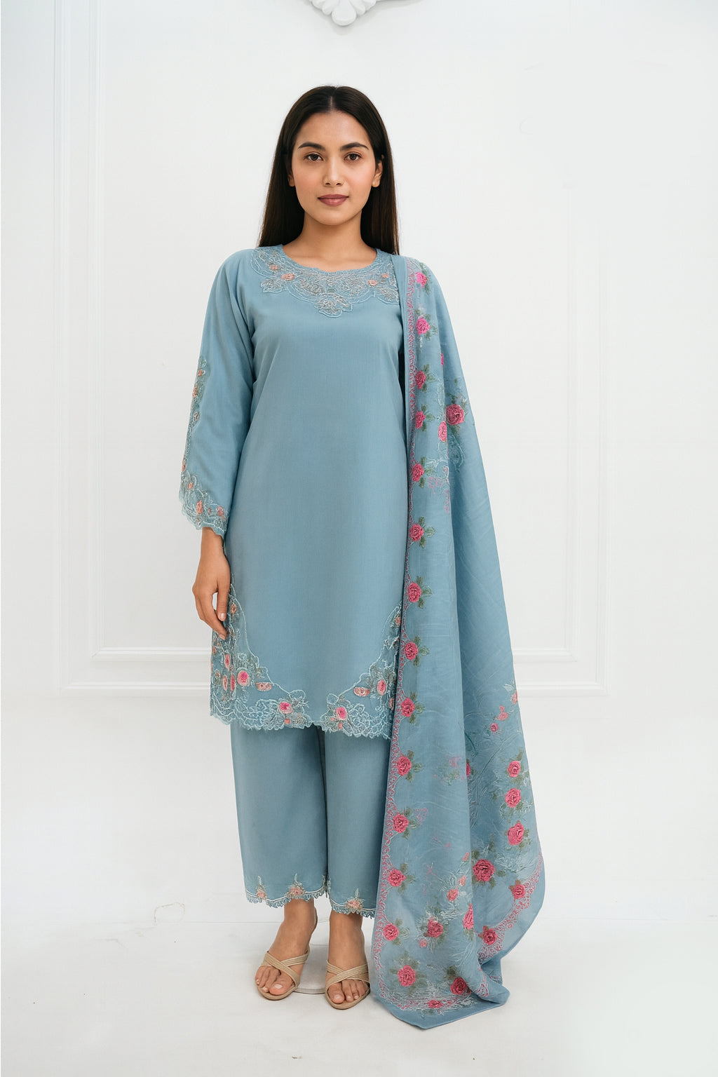 Ameer Sons Khaddar three piece collection