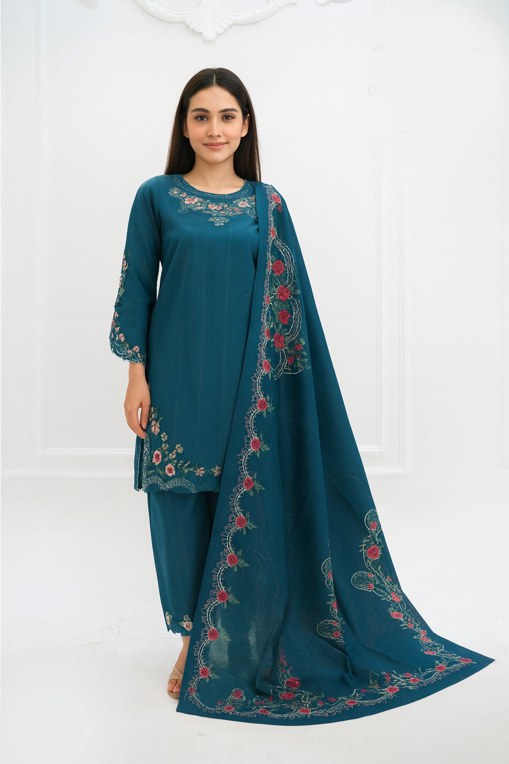 Ameer Sons Khaddar three piece collection