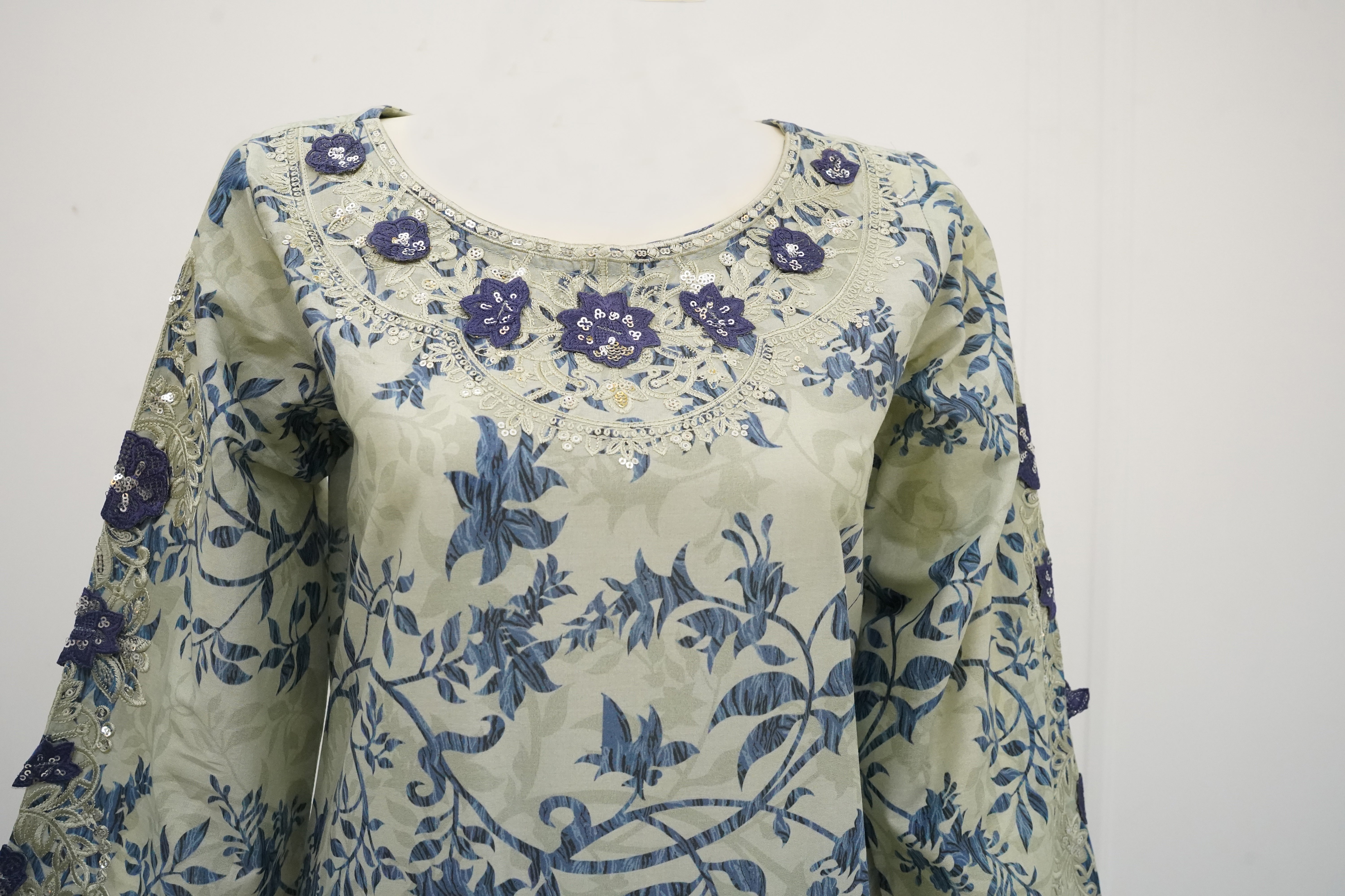 New Digital Print Three Piece Ready To Wear By AmeerSons