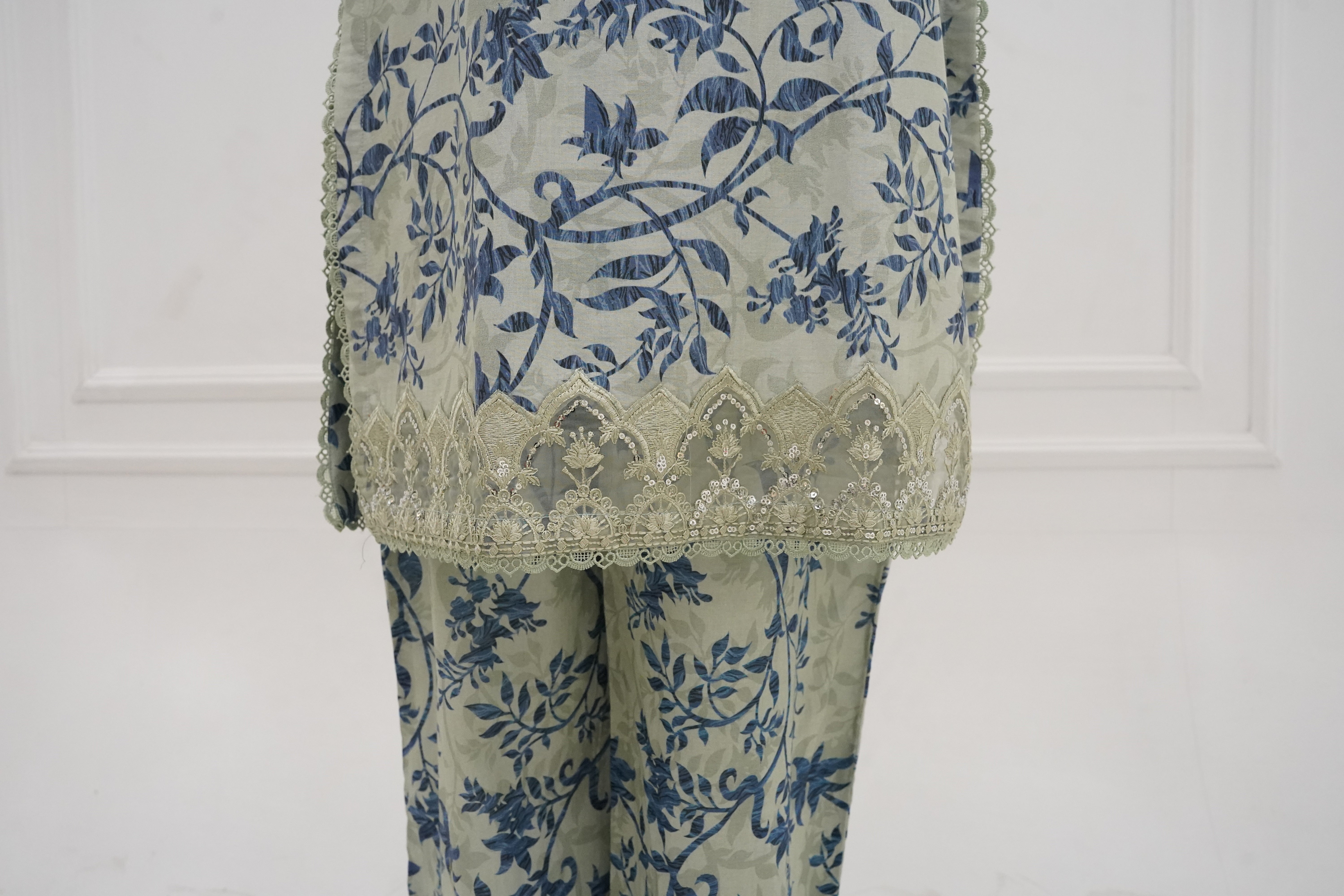 New Digital Print Three Piece Ready To Wear By AmeerSons