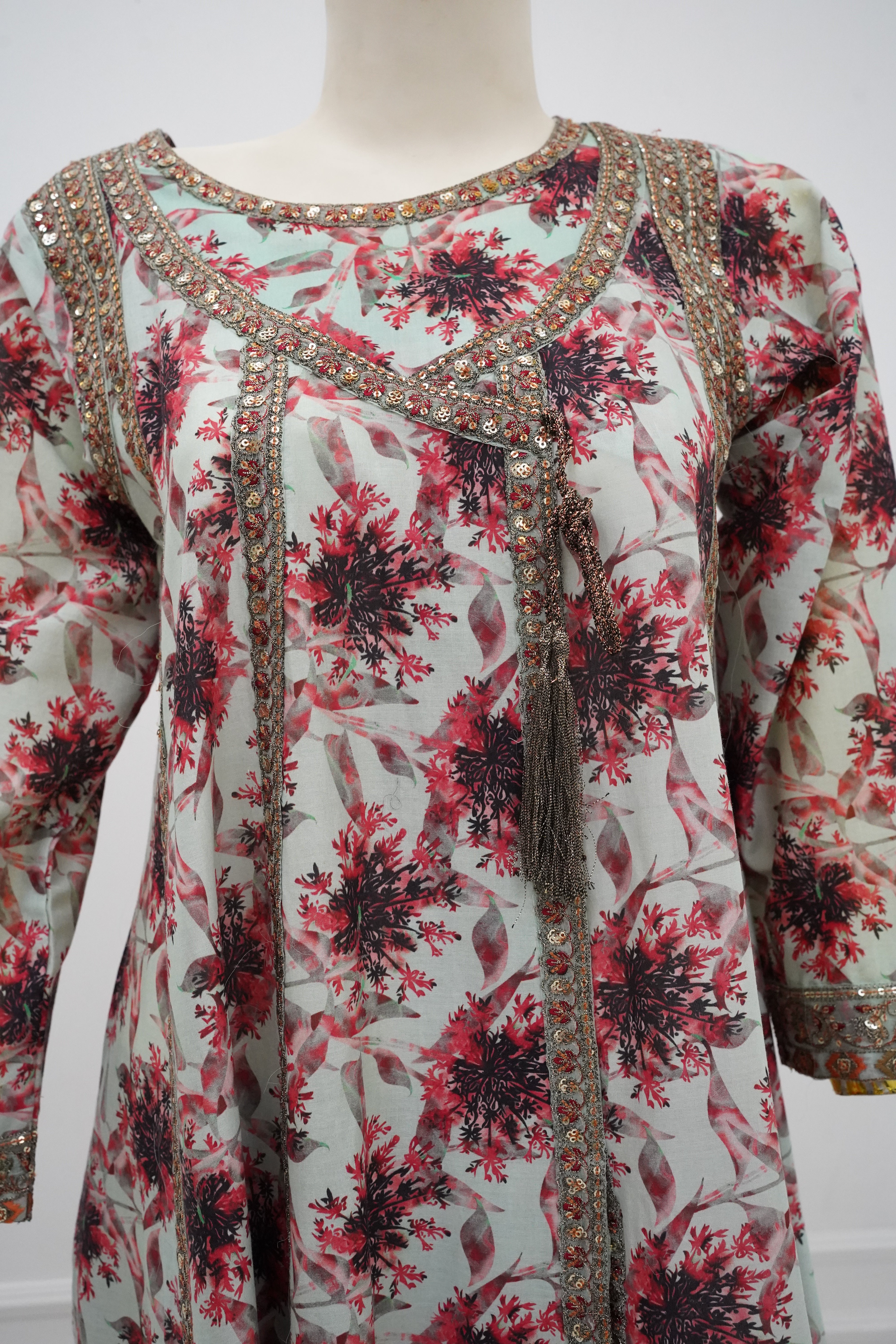 New Three Piece Digital Print Frock By Ameersons