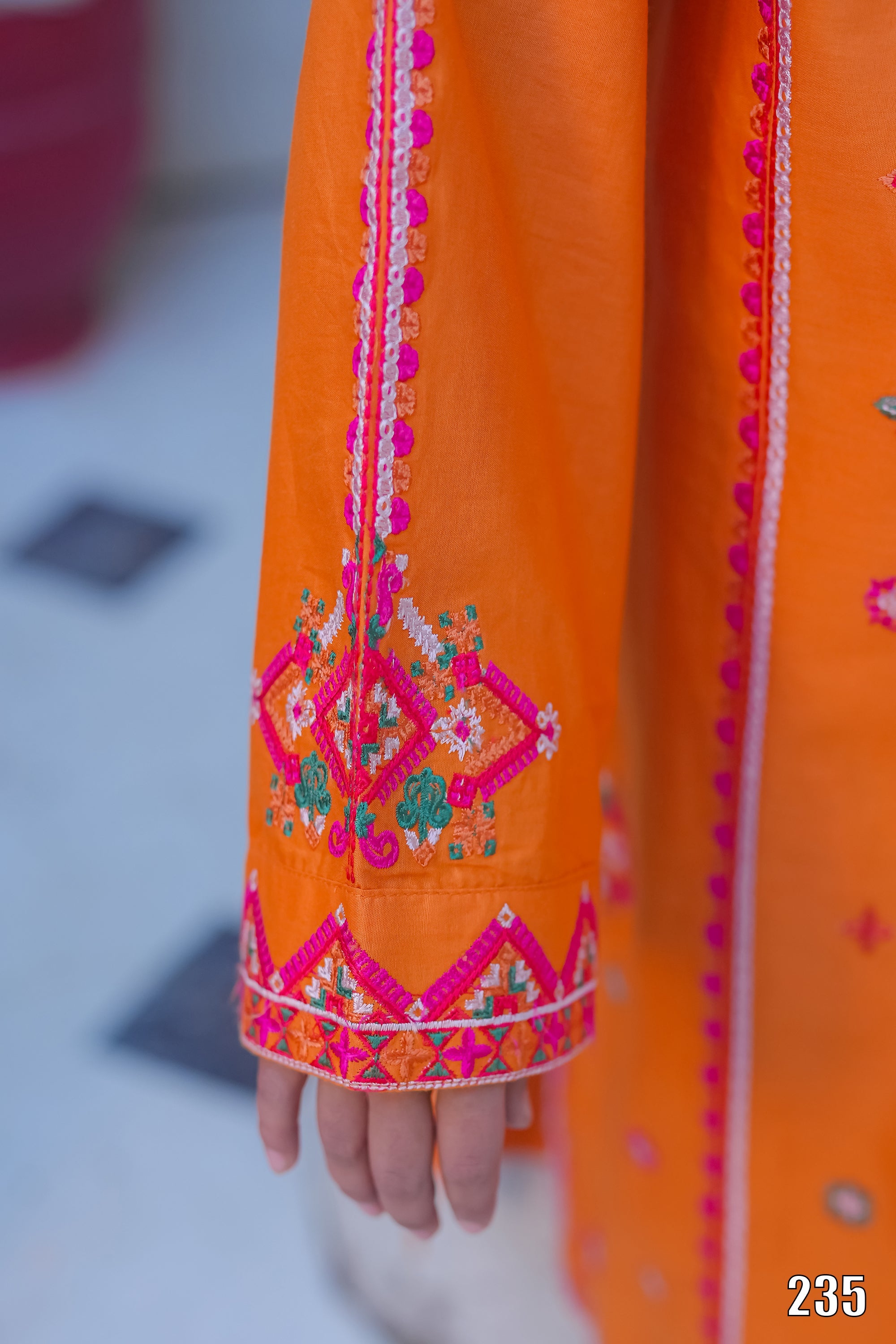 Elegant Embroidered Kids 2PC Suit with Tassel Detail – Festive Collection | Designed By AmeerSons  #235 Ameer Sons