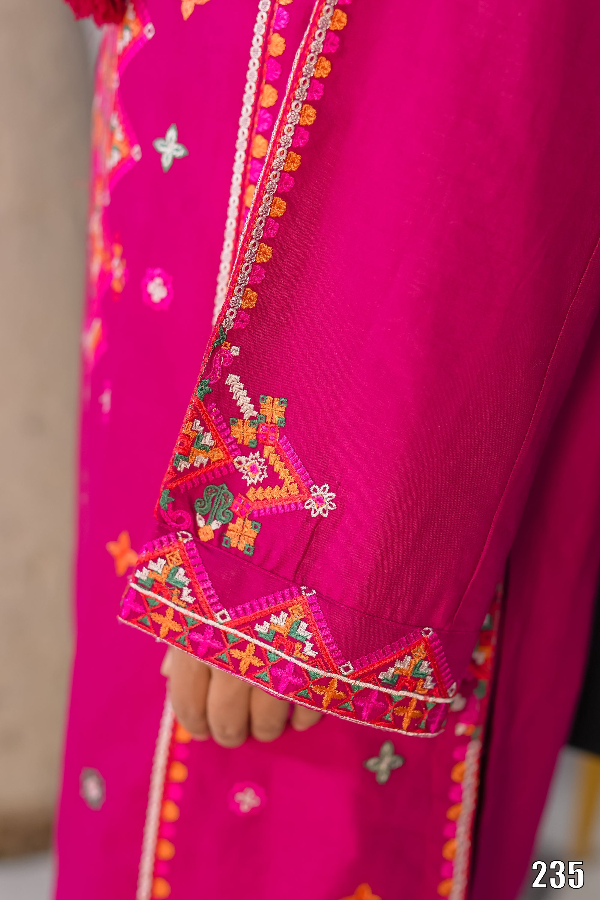 Elegant Embroidered Kids 2PC Suit with Tassel Detail – Festive Collection | Designed By AmeerSons  #235 Ameer Sons