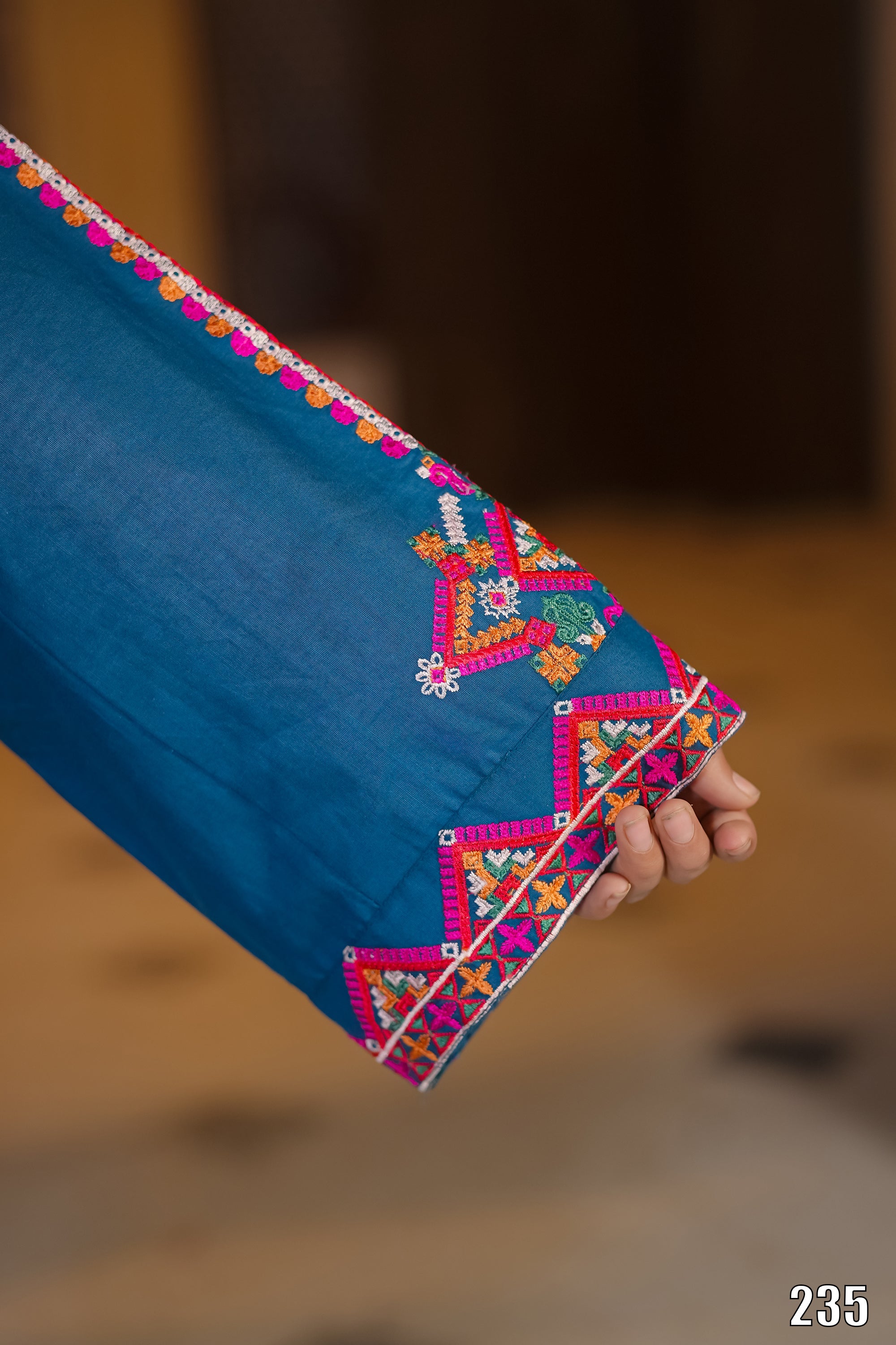 Elegant Embroidered Kids 2PC Suit with Tassel Detail – Festive Collection | Designed By AmeerSons  #235 Ameer Sons