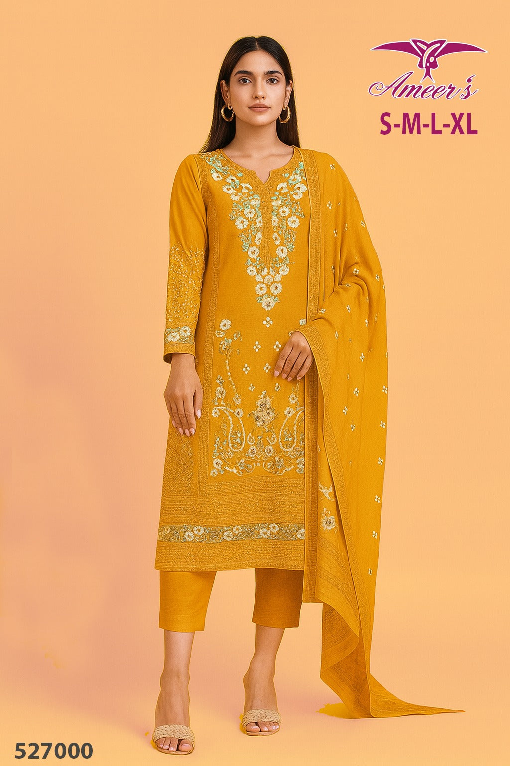 New Three Piece Ladies Collection By Ameer Sons