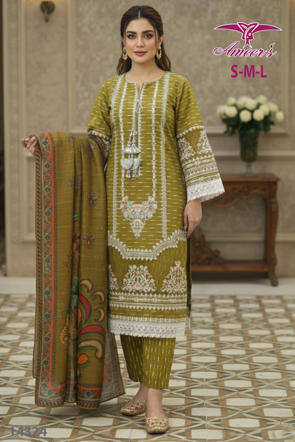 Best New Shirt Three Piece Collection By Ameersons