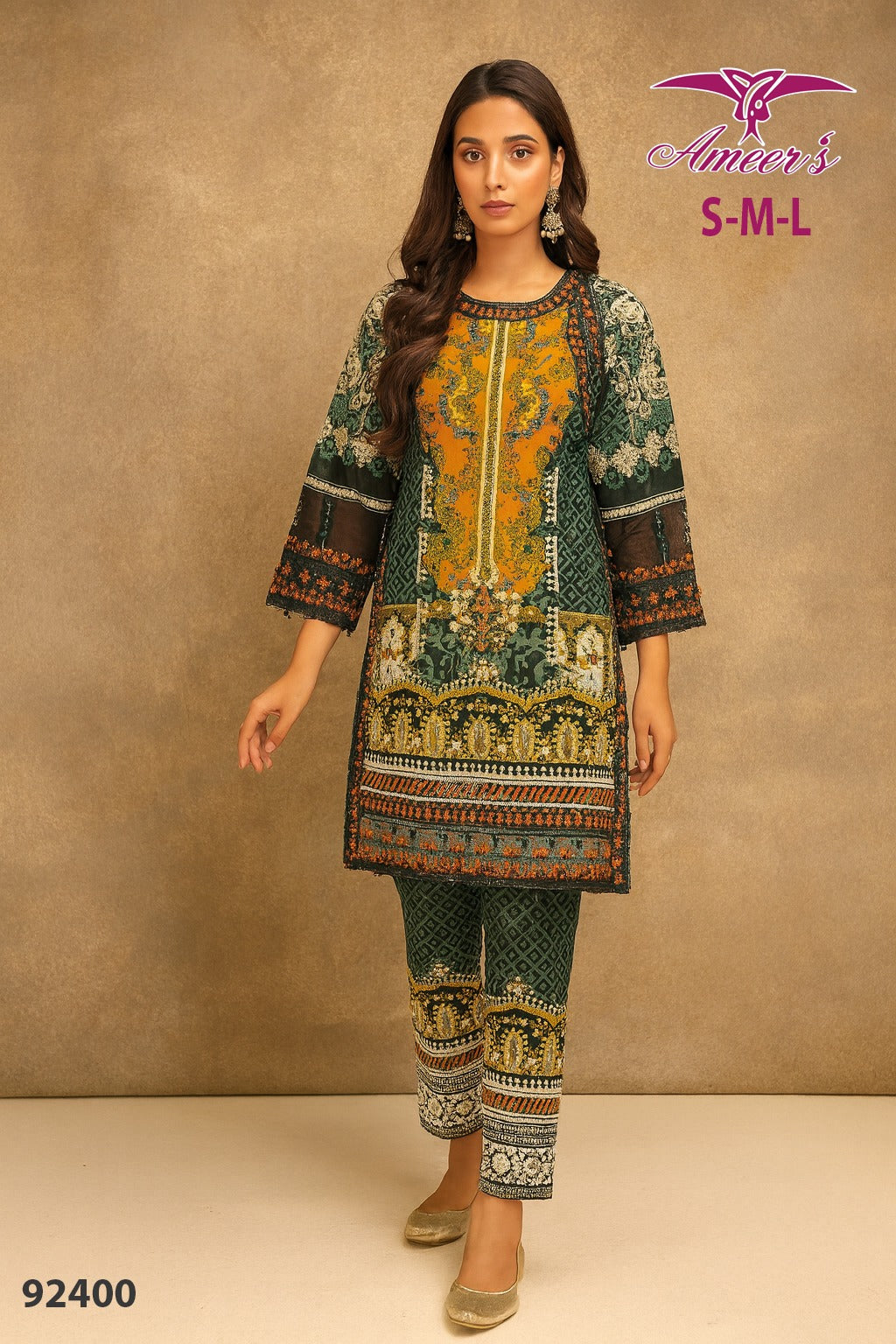 New Two Piece Ladies Collection By Ameer Sons